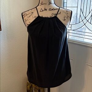 Green Envelope Black Camisole Top